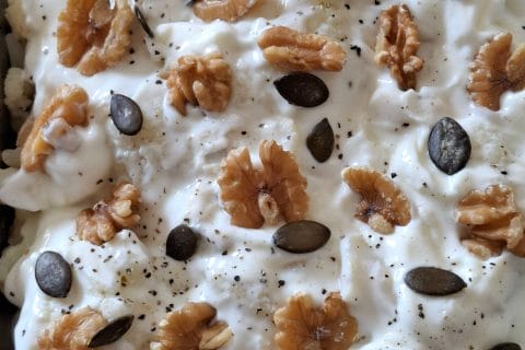 Cliquez pour zoomer ! Gratin de chou-fleur au gorgonzola et aux noix Thermomix par manhou05