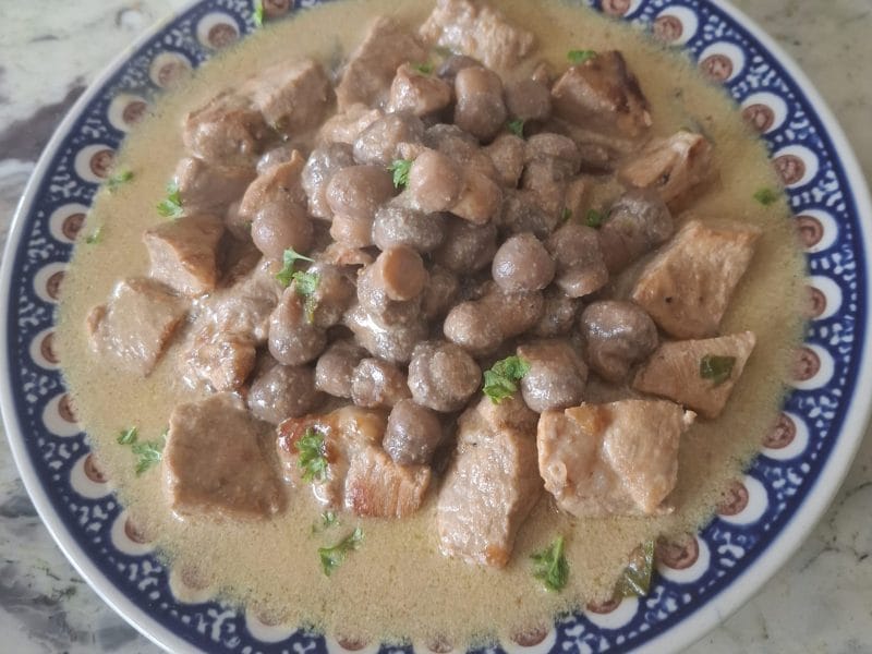 Cliquez pour zoomer ! Champignons à la crème Thermomix par manhou05