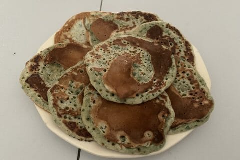 Cliquez pour zoomer ! Pancakes banane et épinards Thermomix par sabinemaeva