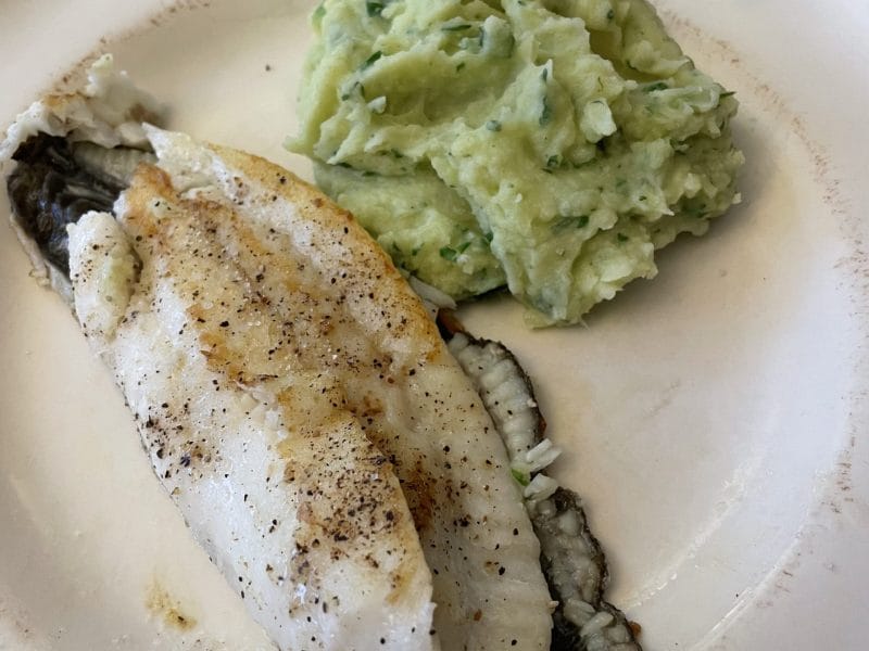 Cliquez pour zoomer ! Purée de pommes de terre à l’ail des ours Thermomix par amisonne