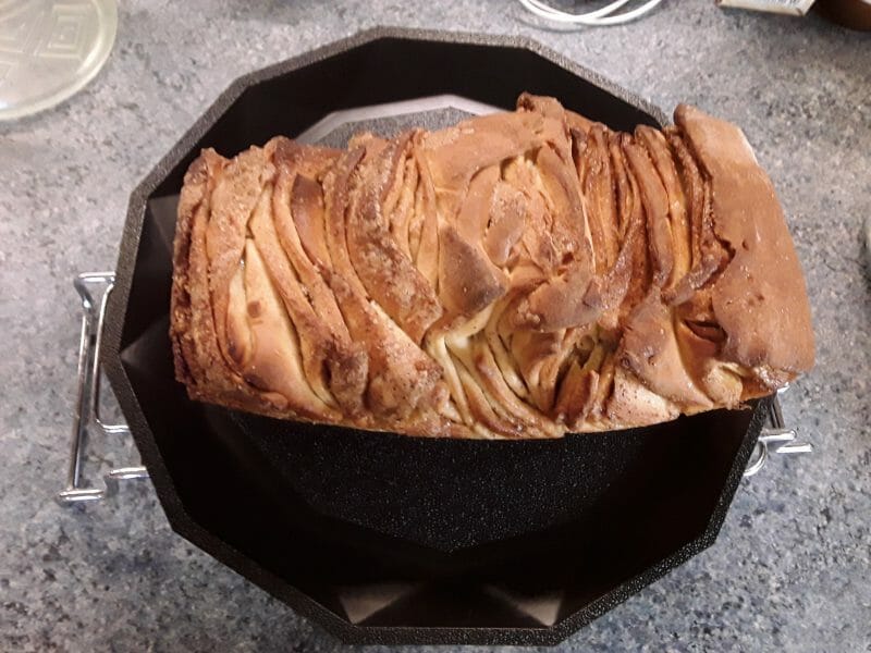 Cliquez pour zoomer ! Brioche à effeuiller à la cannelle Thermomix par chiness36