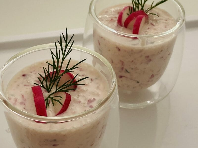 Cliquez pour zoomer ! Rillettes de radis roses au cheese cream Thermomix par dambre