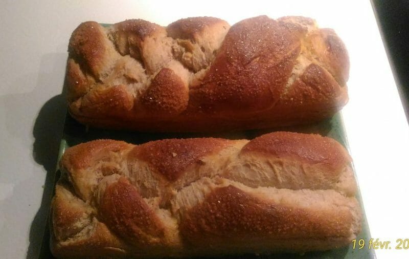 Cliquez pour zoomer ! Brioche tressée à la mie filante Thermomix par Sab34160