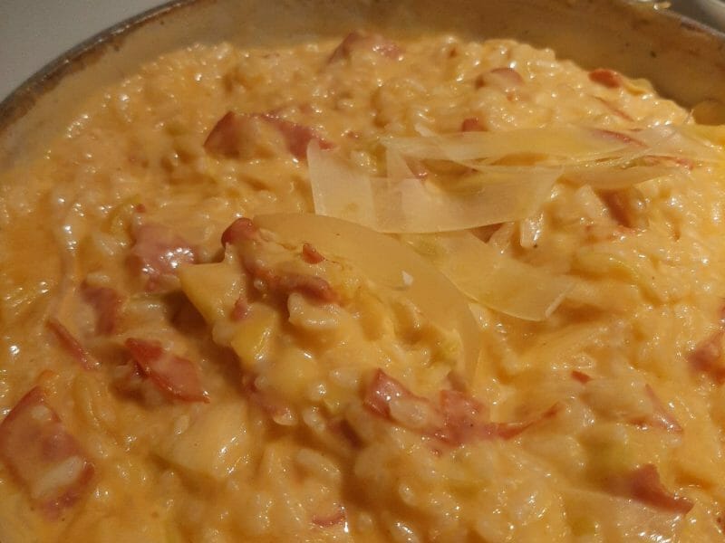 Cliquez pour zoomer ! Risotto poireaux et lardons Thermomix par Sab34160