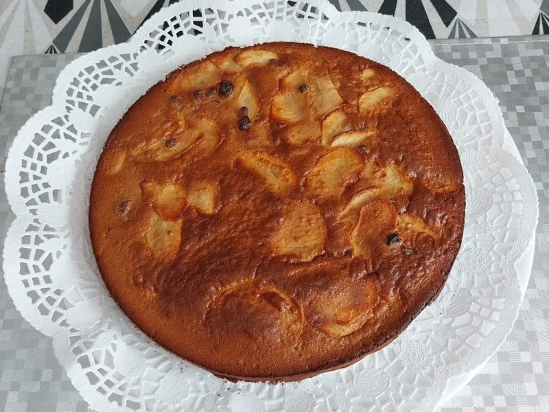Cliquez pour zoomer ! Gâteau aux pommes, noix et raisins secs Thermomix par katy_44