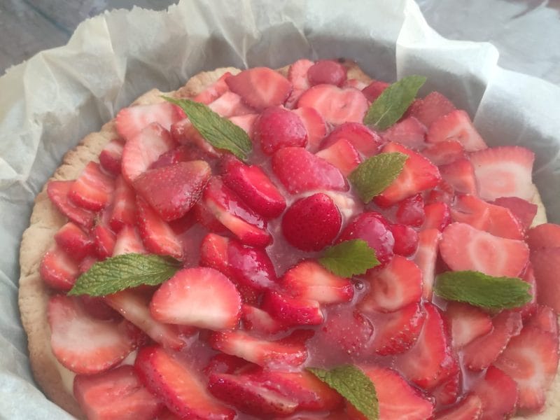 Cliquez pour zoomer ! Tarte aux fraises Thermomix par frederique_137