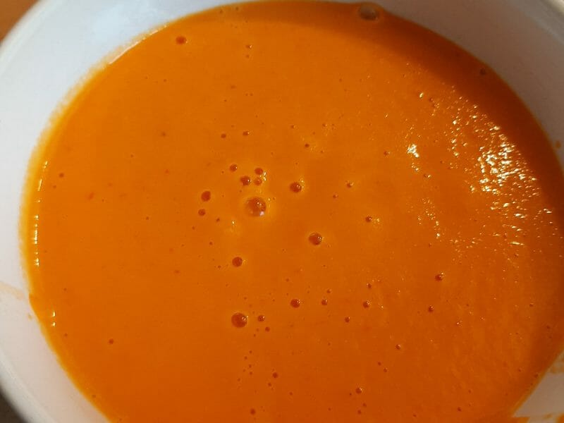Cliquez pour zoomer ! Velouté de carottes et poivrons rouges Thermomix par Liliwind