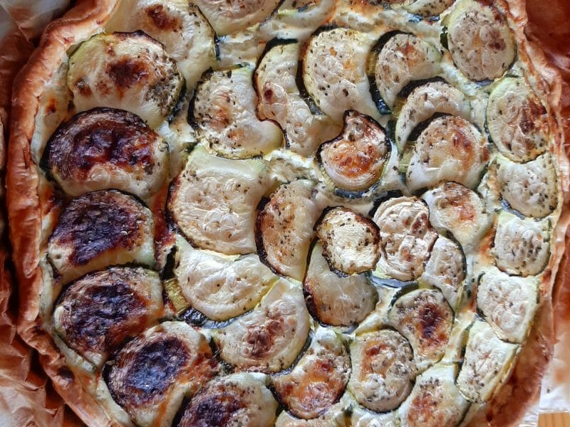 Cliquez pour zoomer ! Tarte courgettes et ricotta Thermomix par Liliwind