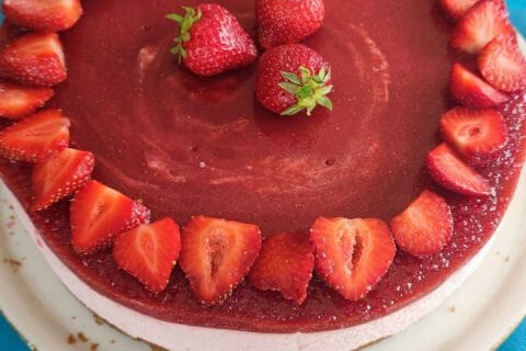 Cliquez pour zoomer ! Bavarois aux fraises Thermomix par Liliwind