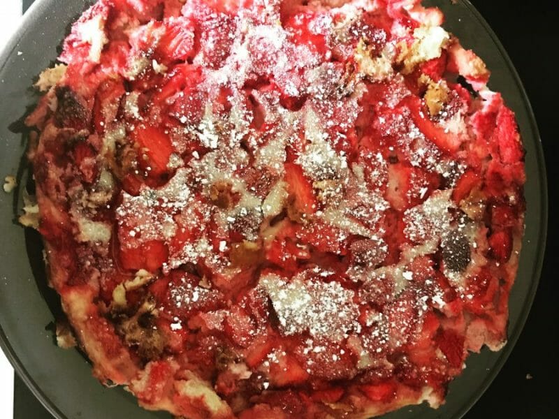 Cliquez pour zoomer ! Clafoutis aux fraises Thermomix par Cyrielle555