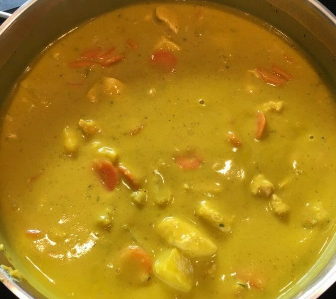 Cliquez pour zoomer ! Poulet coco aux 3 épices Thermomix par pitchounette0610