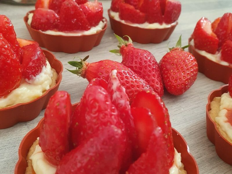 Cliquez pour zoomer ! Tarte aux fraises Thermomix par Minoushka57