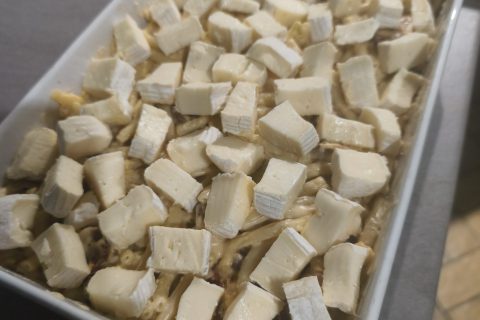 Cliquez pour zoomer ! Gratin de macaroni reblochon et chorizo Thermomix par miminonomath