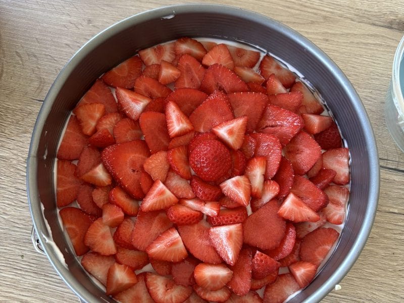 Cliquez pour zoomer ! Tarte aux fraises sans cuisson Thermomix par celine_1655