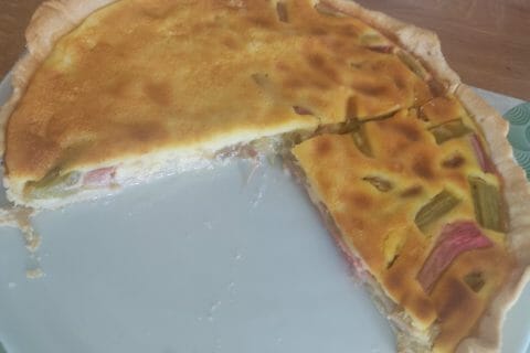 Cliquez pour zoomer ! Tarte à la rhubarbe Thermomix par na-anou