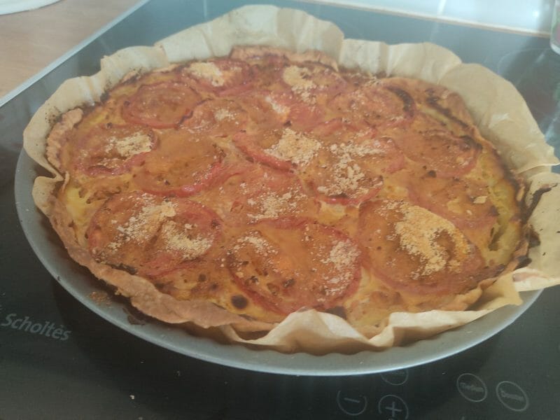 Cliquez pour zoomer ! Tarte salée façon tomates farcies Thermomix par na-anou