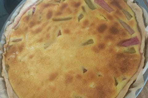 Cliquez pour zoomer ! Tarte à la rhubarbe Thermomix par na-anou