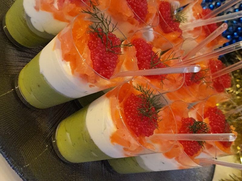 Cliquez pour zoomer ! Verrines saumon avocat Thermomix par bouboualex