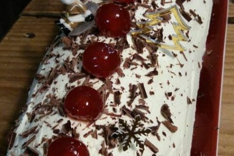 Cliquez pour zoomer ! Bûche forêt noire Thermomix par Tafany