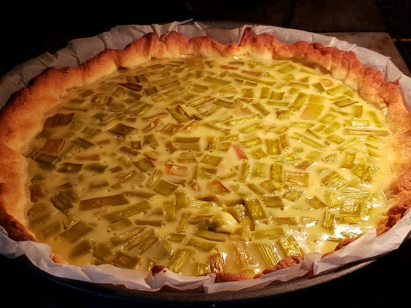 Cliquez pour zoomer ! Tarte à la rhubarbe Thermomix par fbaltha