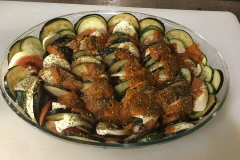 Cliquez pour zoomer ! Tian de légumes et mozarella Thermomix par Colaurine