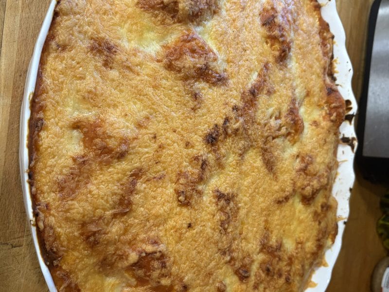 Cliquez pour zoomer ! Gratin de chou-fleur au chorizo Thermomix par Colaurine