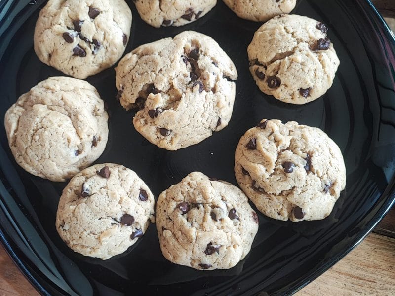 Cliquez pour zoomer ! Cookies beurre de cacahuète et pépites de chocolat Thermomix par Titi7