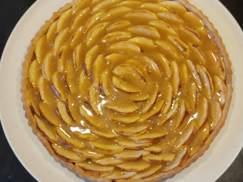 Cliquez pour zoomer ! Tarte pom’pote et caramel beurre salé Thermomix par Titi7