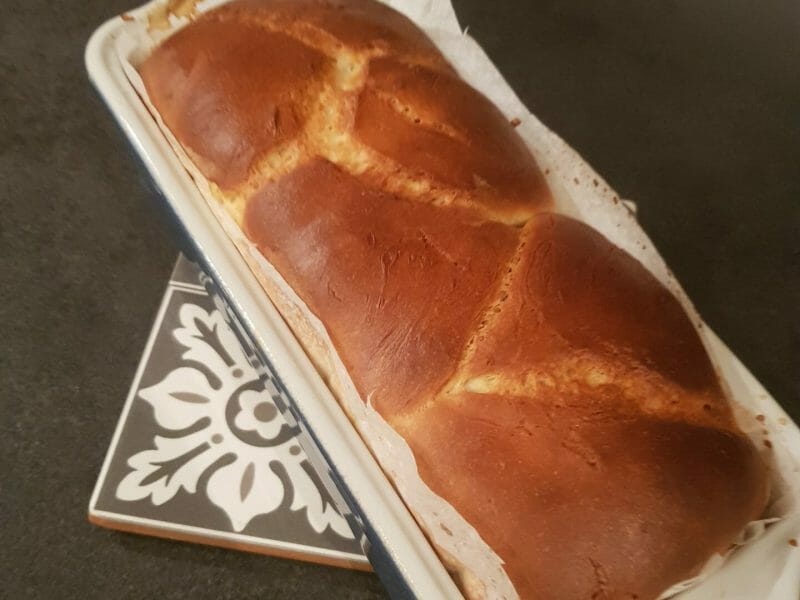 Cliquez pour zoomer ! Brioche sans beurre, sans oeufs Thermomix par Celinedu13