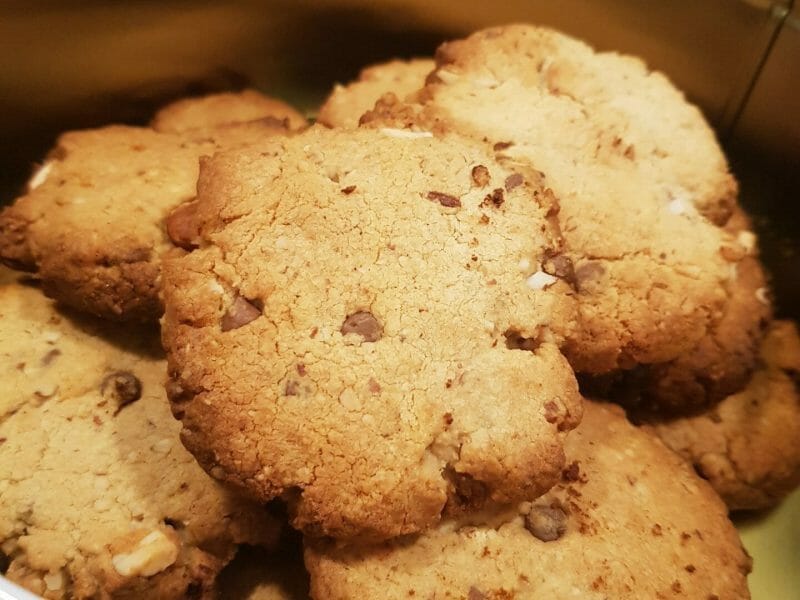 Cliquez pour zoomer ! Biscuits aux flocons d’avoine et amandes Thermomix par Celinedu13