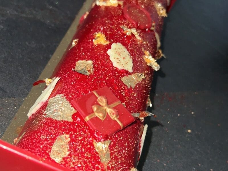 Cliquez pour zoomer ! Bûche citron et framboises Thermomix par Antonia