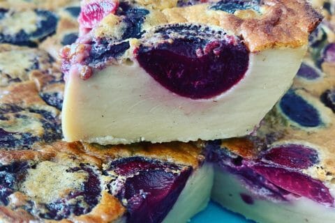 Cliquez pour zoomer ! Clafoutis aux cerises au Thermomix