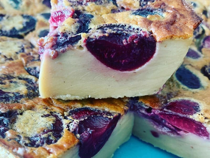 Cliquez pour zoomer ! Clafoutis aux cerises Thermomix par Imen