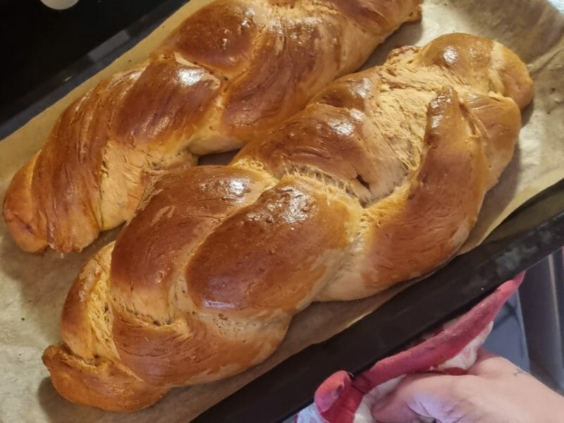 Cliquez pour zoomer ! Brioche tressée à la mie filante Thermomix par fannynini_1
