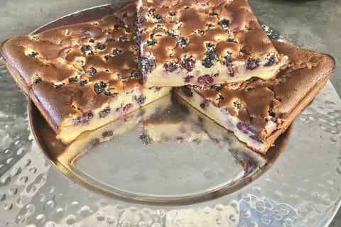 Cliquez pour zoomer ! Clafoutis aux mûres sauvages Thermomix par cocorell
