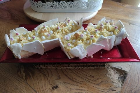 Cliquez pour zoomer ! Bûche au citron meringuée Thermomix par beatrice_217