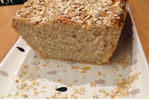 Cliquez pour zoomer ! Pain aux flocons d’avoine et au miel au Thermomix