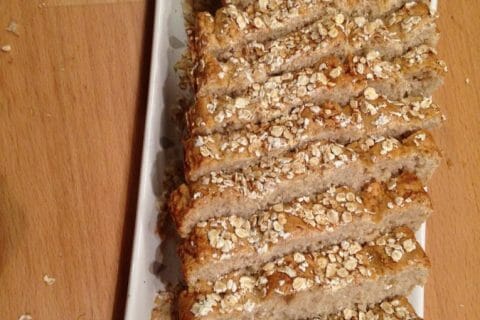 Cliquez pour zoomer ! Pain aux flocons d’avoine et au miel au Thermomix