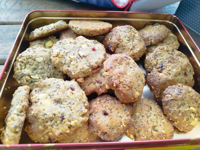 Cliquez pour zoomer ! Cookies amandes et noix Thermomix par michel_95
