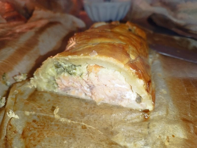 Cliquez pour zoomer ! Feuilleté saumon et poireaux Thermomix par michel_95