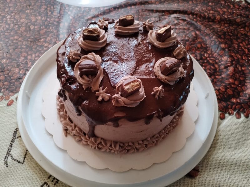 Cliquez pour zoomer ! Layer cake Kinder Bueno Thermomix par lyllass