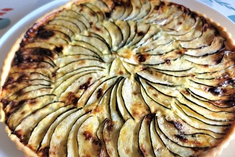Cliquez pour zoomer ! Tarte courgettes et ricotta Thermomix par poupou74