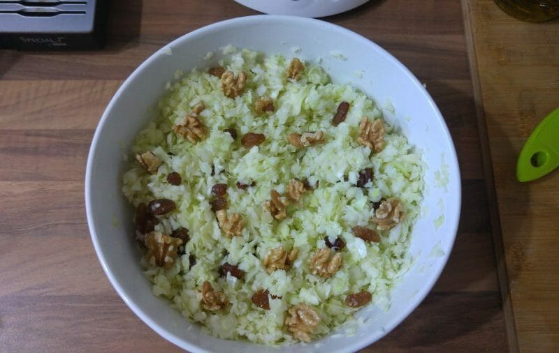 Cliquez pour zoomer ! Salade pommes, chou et noix Thermomix par doudine16