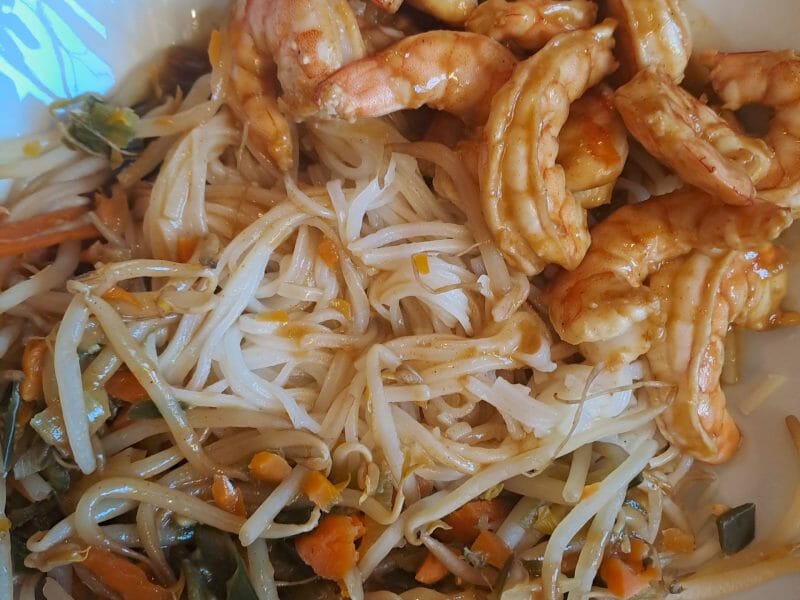 Cliquez pour zoomer ! Bo Bun de crevettes marinées Thermomix par lejelo