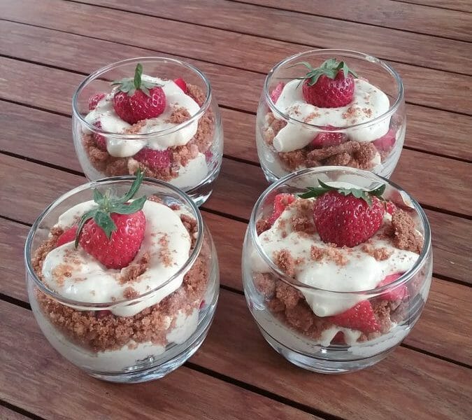 Cliquez pour zoomer ! Tiramisu aux framboises et spéculoos Thermomix par 🍬domie 07 😻🍦