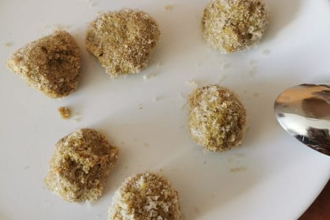Cliquez pour zoomer ! Boulettes d’aubergines aux pois chiches Thermomix par yatine
