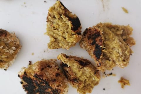 Cliquez pour zoomer ! Boulettes d’aubergines aux pois chiches Thermomix par yatine