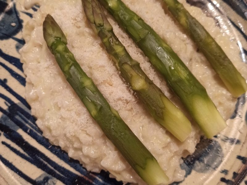 Cliquez pour zoomer ! Risotto aux asperges vertes Thermomix par ades07