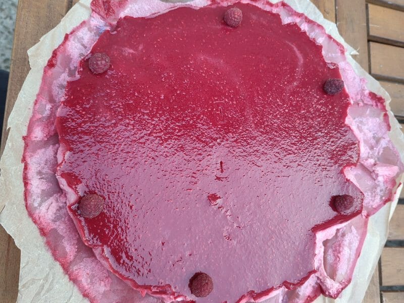 Cliquez pour zoomer ! Bavarois aux framboises Thermomix par lolo1829