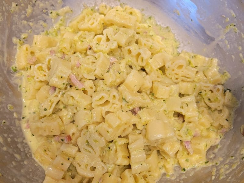 Cliquez pour zoomer ! Pâtes aux courgettes façon carbonara Thermomix par sab307